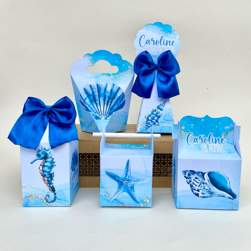 Kit Personalizado Fundo do Mar Adulto - Lembrancinha - Kit Festa - Aniversário em Oferta na Shopee