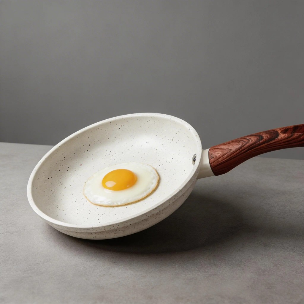 Frigideira De Indução 20cm Cerâmica Granito Antiaderente Premium Nanocerâmico Todos Os Fogões