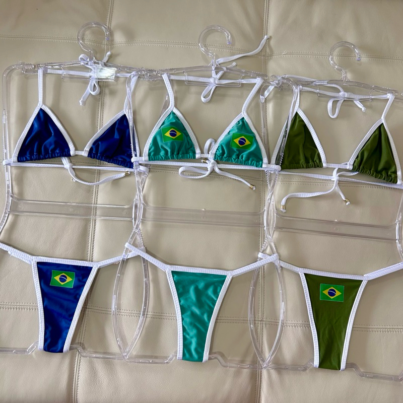 Biquíni Brasil Pátria Tropical Mona Beach - Estilo Tropical com Bandeira