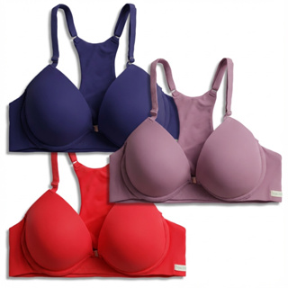 Kit 3 Sutiãs Nadador Fecho Frontal Conforto Diversas Cores Sutiã Dia a Dia Sutian Alça Reforçada em Oferta na Shopee