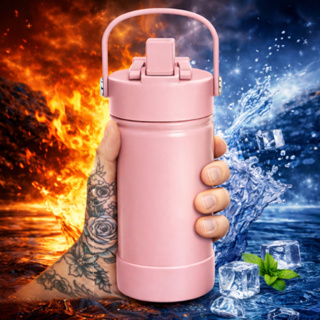 Garrafa Térmica Inox Agua 350ml Capinha Borracha Silicone em Oferta na Shopee