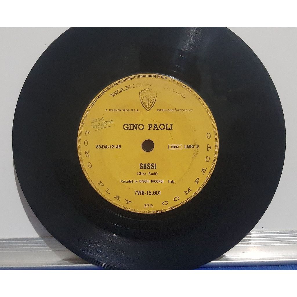 Compacto vinil Emílio Pericoli e Gino Paoli