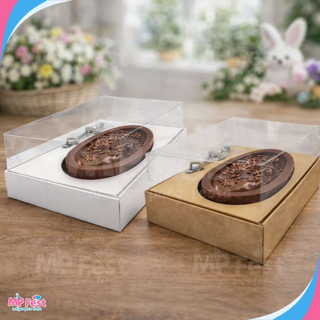 5-20 Caixas Ajustáveis Ovo de Páscoa 250 a 500g - Embalagem Para Ovos ps68