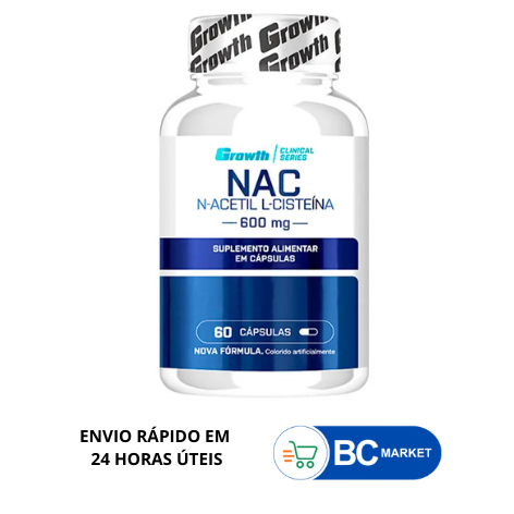 NAC (N-Acetil L-Cisteína) 60Caps Growth Supplements
