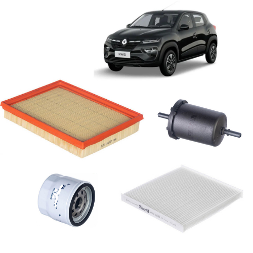 Kit Revisão Renault Kwid Kit Filtros De Ar Óleo Cabine e Combustível