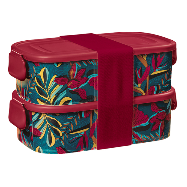 Marmita Dupla Com Cinta 600ml Avon / Marmita 1L avon coleção 2025  - escolha a estampa
