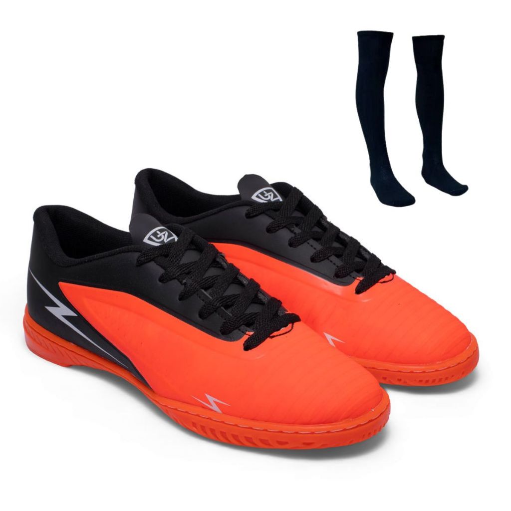 Chuteira Futsal Striker Adulto Costurada Quadra Salão Original Uzze Sport Meião