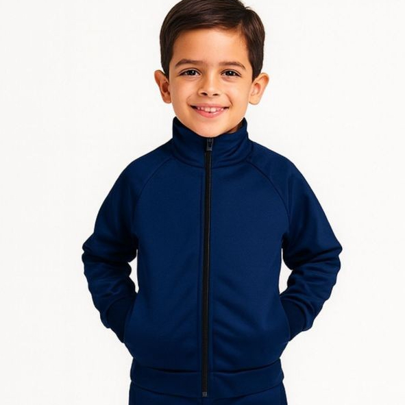 Blusa Infantil Com Ziper Bolsos e Elastico Slim Fit Blusa Volta as Aulas Infantil em Oferta na Shopee