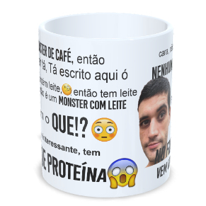 Caneca Davy Jones – Monster de Café | 8g de Proteína (MEME) em Oferta na Shopee