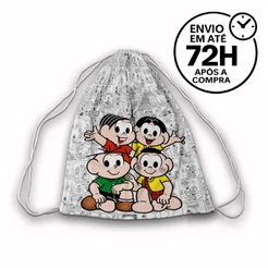 Mochilinha Saco Turma da Mônica saquinho para festa Aniversário Pronta Entrega (Envio Imediato)