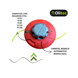 Carretel Automático Modelo Facil P/ Roçadeira Stihl FS 55/80/85/120 COSTAL FR 220 em Oferta na Shopee