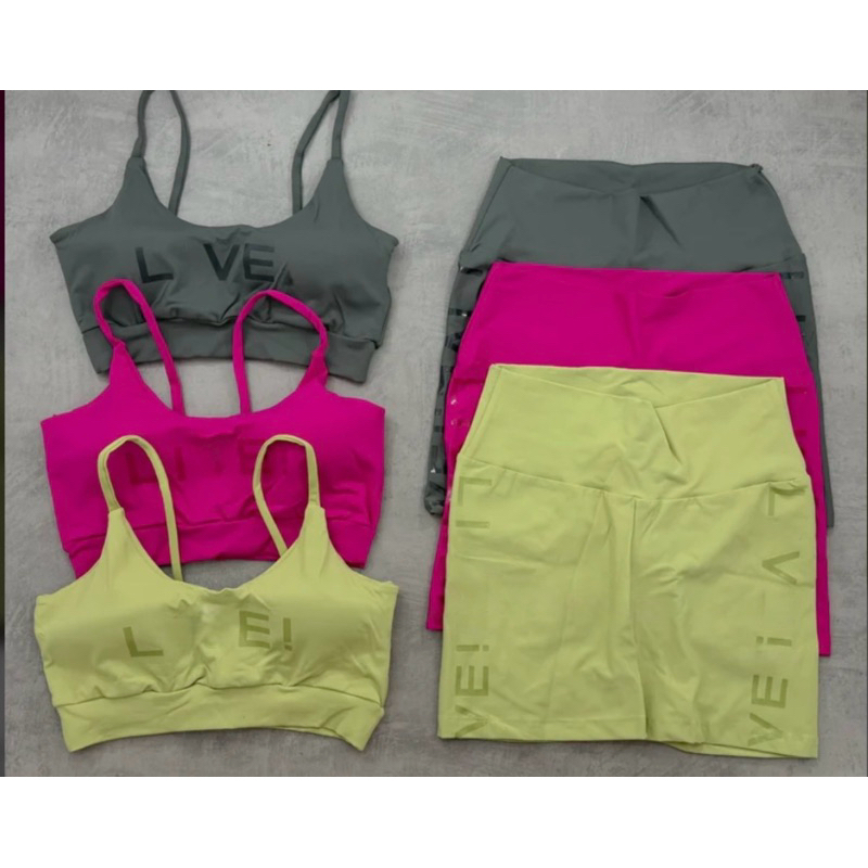 Conjunto Fitness Poliamida Premium Top E Short Zero Transparência