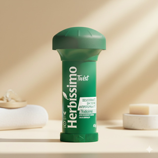 Desodorante Twist Antitranspirante Herbíssimo Tradicional 45G em Oferta na Shopee