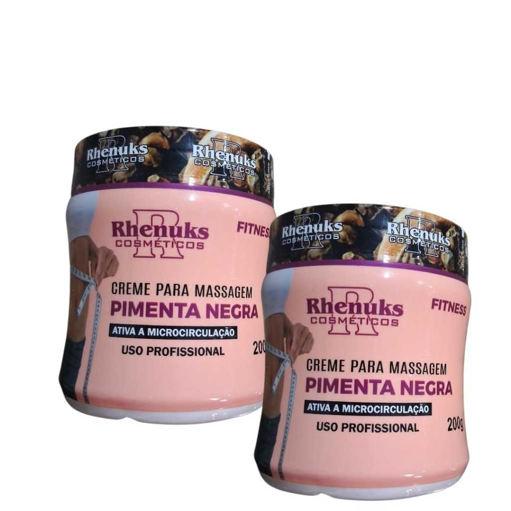 Redutor Pimenta Negra Termogênico 200 Gr Rhenuks 02 Un