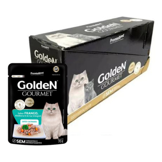 Caixa 20un Sache Golden Gato Castrado Sabor Frango 70g Nenhuma avaliação ainda 0 Vendidos Denun em Oferta na Shopee