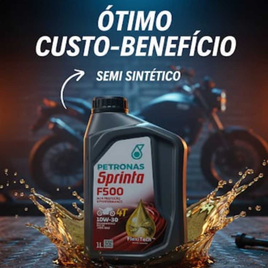 Oleo 10w30 semi sintetico para moto 4 tempos