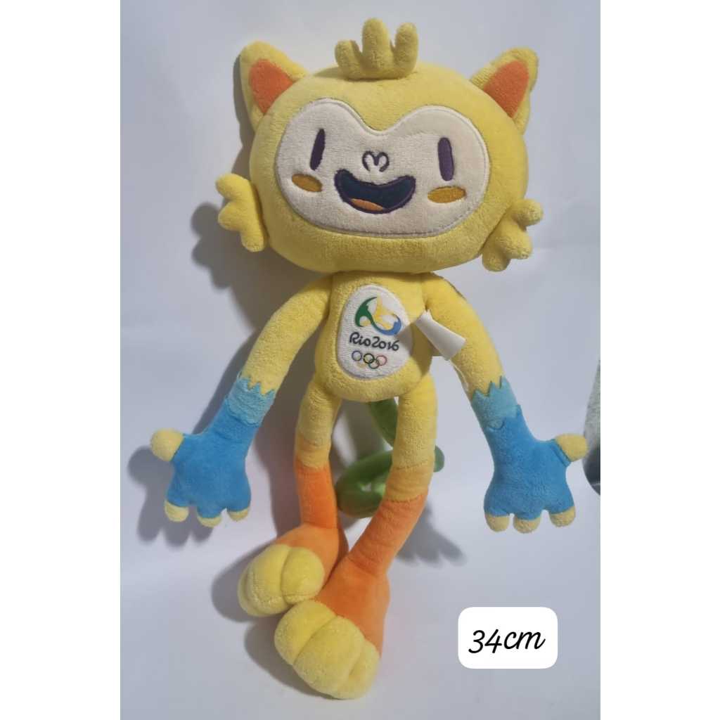 Mascote Vinícius dos Jogos Olímpicos Rio 2016- USADO