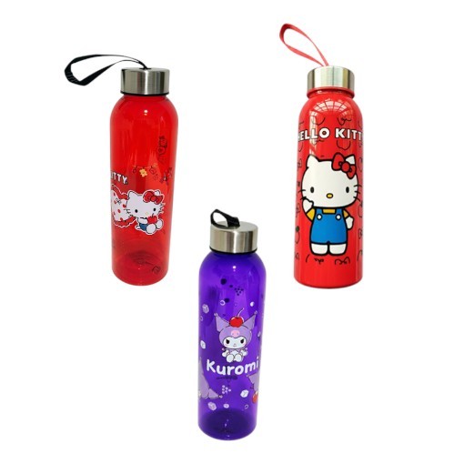 Squeeze garrafa plástica com alcinha 500ml da turma da Hello Kitty em Oferta na Shopee