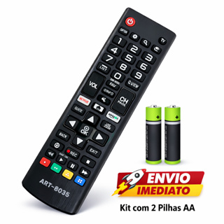 Controle Remoto LG Smart TV Universal Compatível LED LCD OLED 3D 4K UHD Pilhas Inclusas em Oferta na Shopee