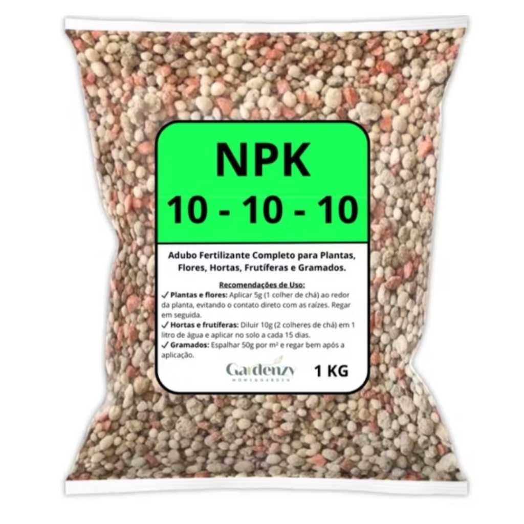 ADUBO orgânico 10_10_10 NPK   2Kg