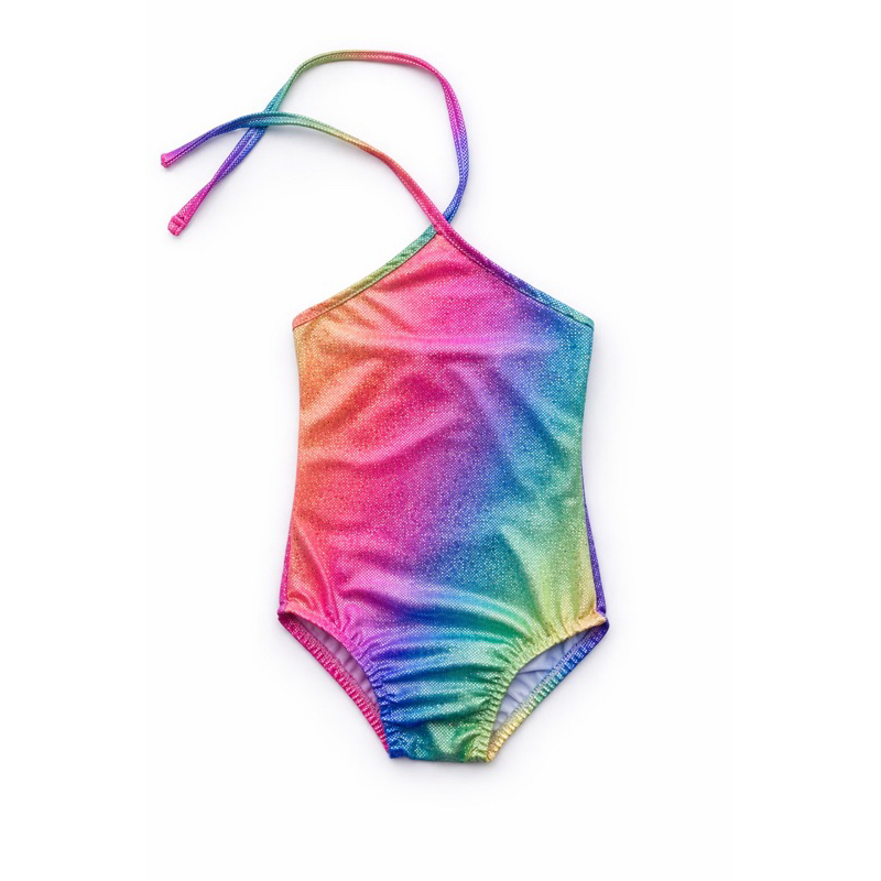 Body Maiô Infantil Menina /Holográfico-/ Metalizado em Oferta na Shopee