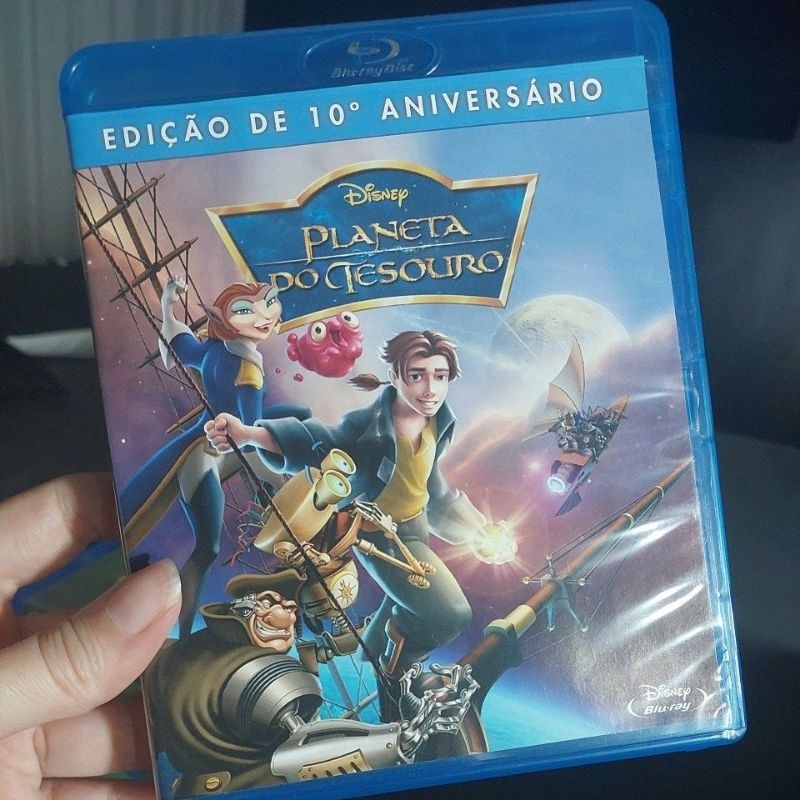 Blu Ray Planeta do Tesouro - filme Disney Original e Assistido Uma Vez
