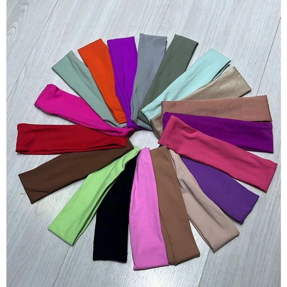 KIT 4 faixas de cabelo penteados e esportes