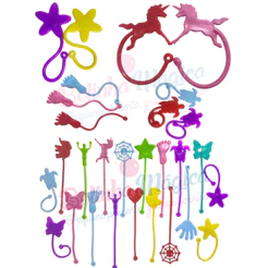 15 Bolha De Sabão +15 Gruda Parede+15 Geleca Slime Para Kit festa/Lembrancinha Aniversario Prenda