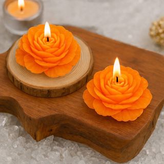 Velas Rosa Todos aromas Kit 10 Flor 30g lembrancinha Casamento eventos decoração mesa jantar romântico premium padrinho