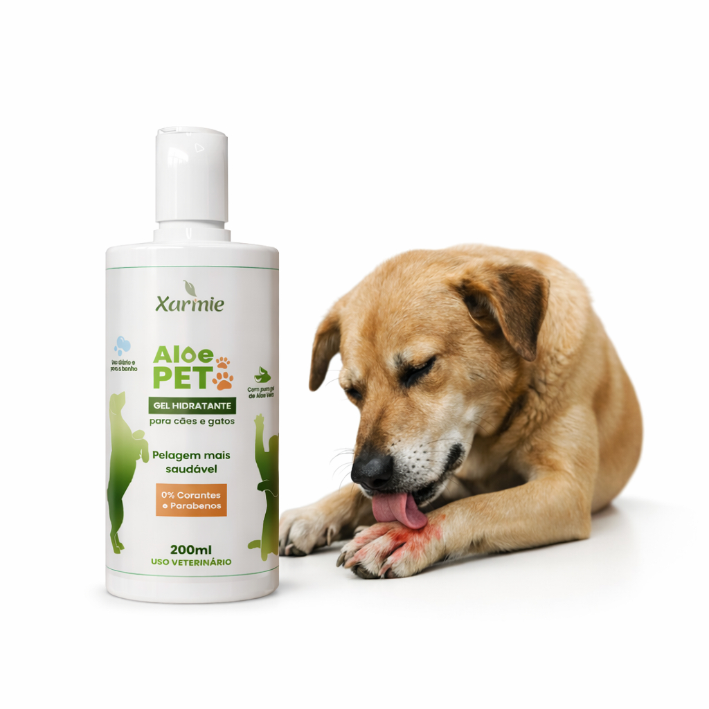XARMIE Melhor Entre os Produtos Para Lambedura Anti Mutilação 200 ml Aloe Pet