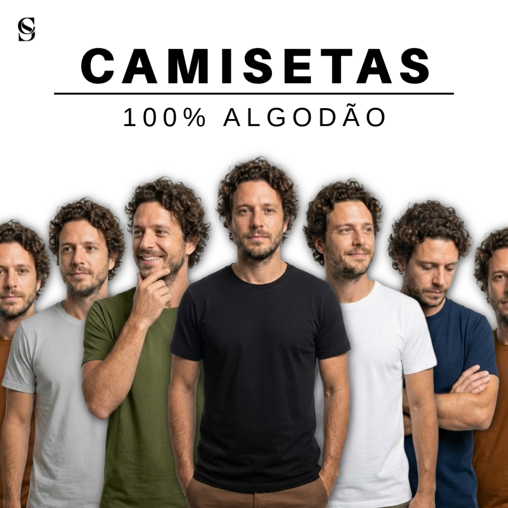 Camiseta Branca Básica Algodão Masculina Feminina trabalho, casual, Academia e Dia a Dia
