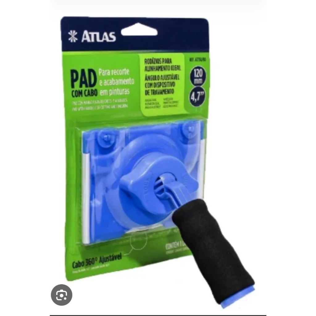Pad Para Recorte De Pinturas Ajustavel Atlas 360° Acabamento