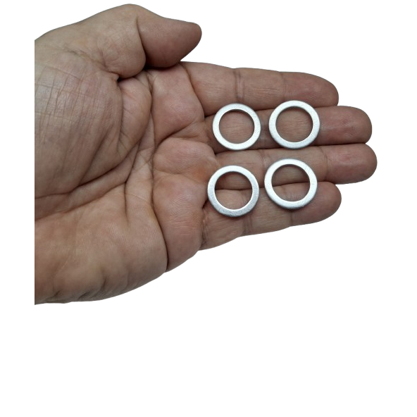 4 arruelas M14 bujão óleo Tenere 600 700 XT 600 660 Super Tenere 750 XJ6 MT-07 MT-09 Tracer vedação parafuso dreno carte