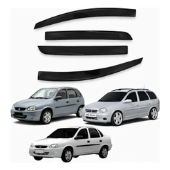 Calha Chuva Corsa Classic Wagon Hatch E Sedan 1994 95 A 2015 Preto