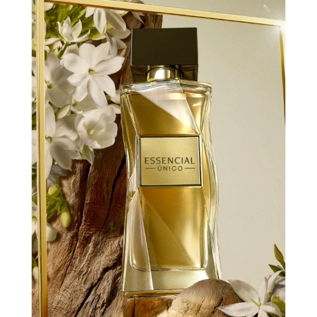 Deo Parfum Feminino Essencial Único Natura 90ml - Fragrância Floral Intensa e Sofisticada.