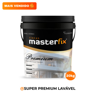 Tinta Super Lavável 20kg Masterfix - Limpável Sempre Limpo Fácil de Limpar Premium em Oferta na Shopee