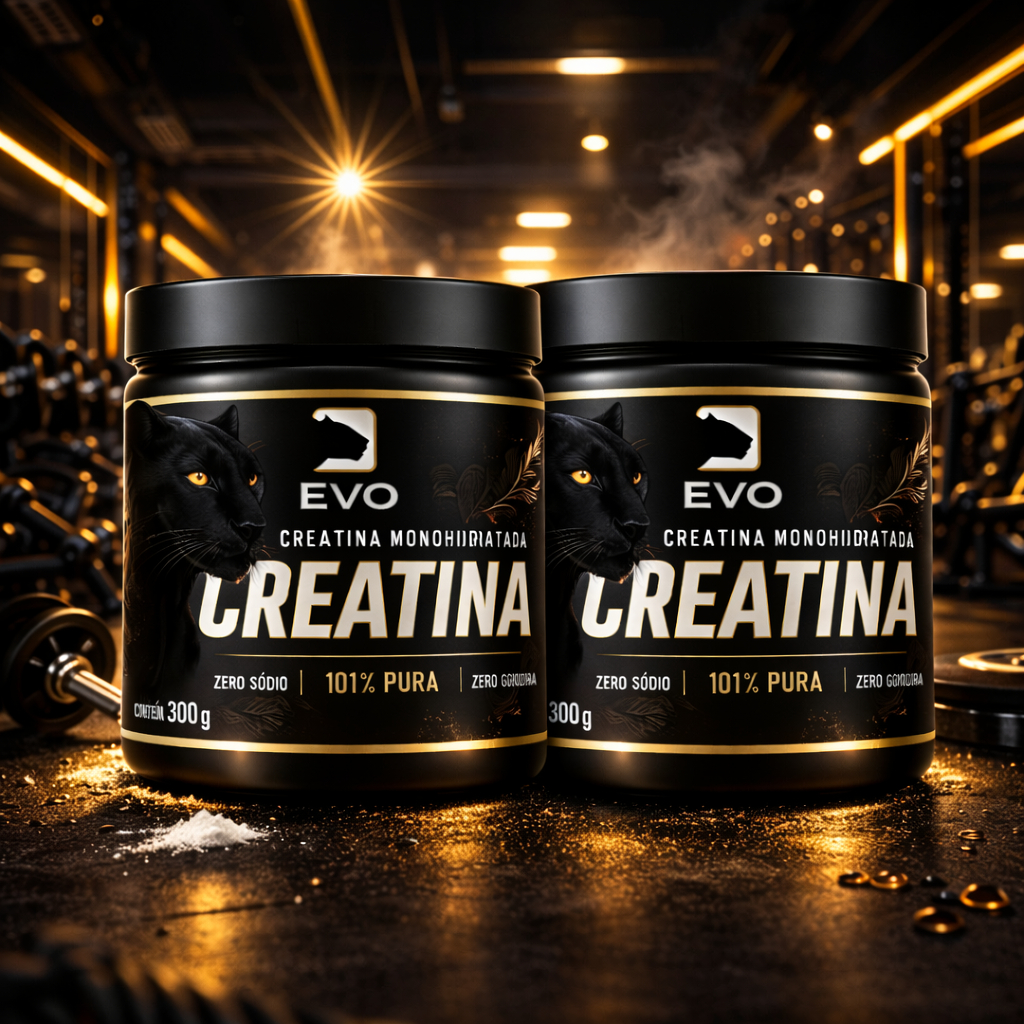 Kit 2x Creatina EVO 101% Pura 300g – Creatina Monohidratada para Força e Massa Muscular em Oferta na Shopee