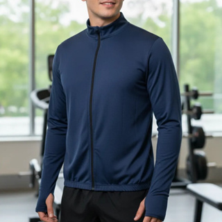 Casaco Jaqueta Proteção Térmica com Zíper Uv50+ Masculina Solar Corta Vento Fit Academia Liso Pesca em Oferta na Shopee