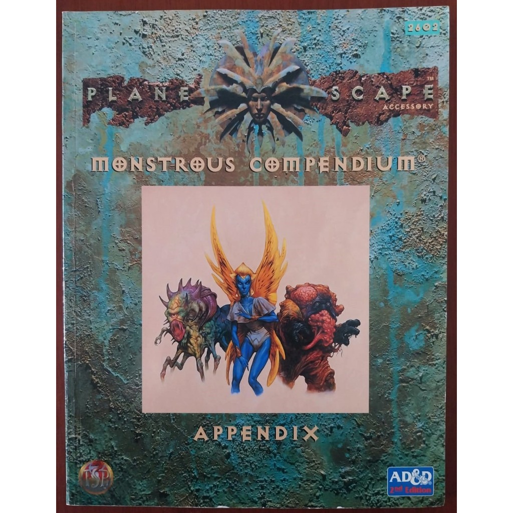 Planescape Monstrous Compendium - Appendix 1 - Rpg - Advanced Dungeons & Dragons