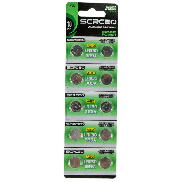 Bateria Botão Alcalina LR1130 AG10 1.5V - 10 Unidades em Oferta na Shopee