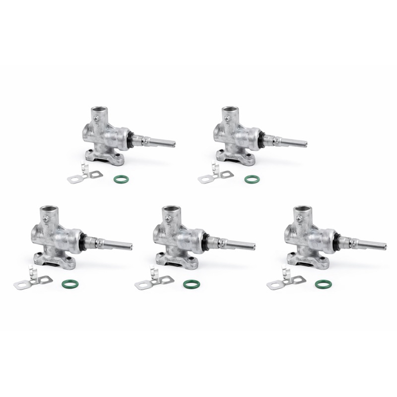 Kit 5 Registro Ramal Cooktop Atlas Dako Agile Utop Supreme 4 e 5 Bocas