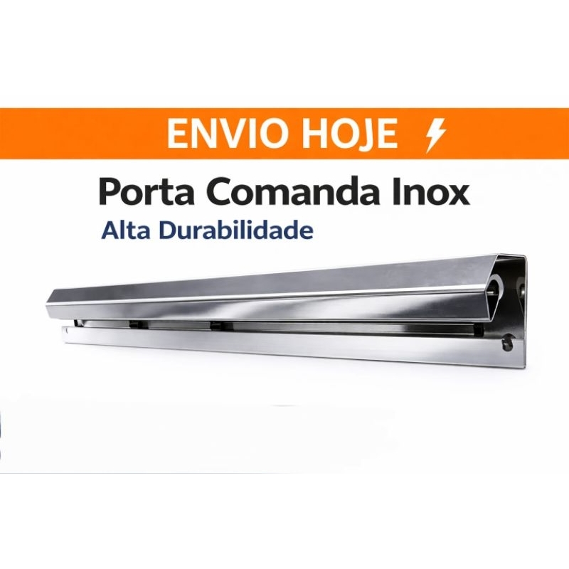 Imagem Porta Comanda Inox 50cm 60cm