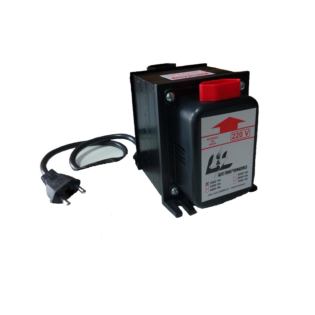 Auto Transformador 5000va bivolt 127/220-220/127 marca L&L transformadores