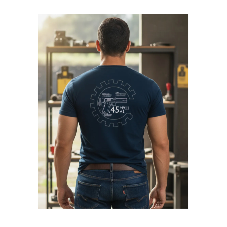 Camiseta Camisa Militar Imbel .45 1911 A1,  CAC, Camiseta Estilo Militar