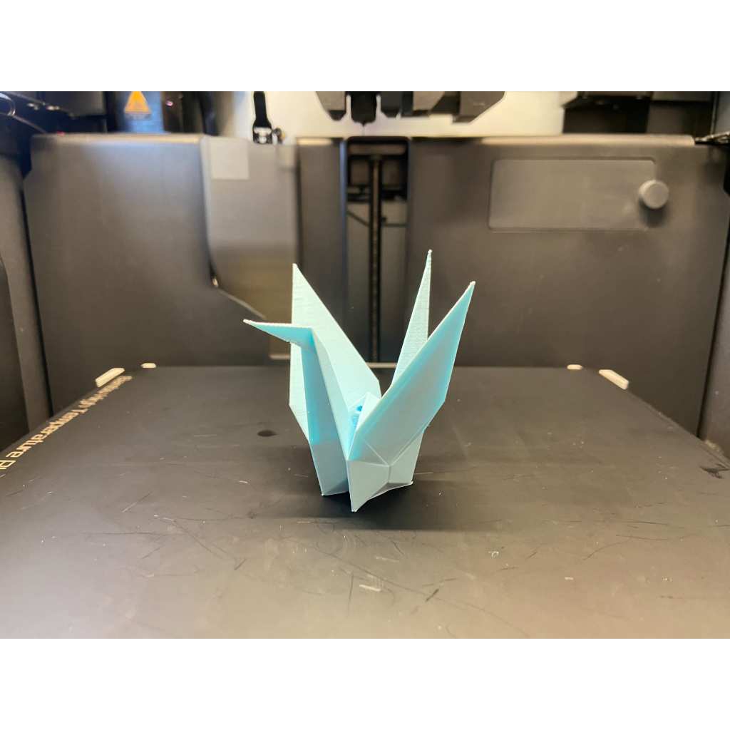Kit Tsuru Origami 3D Decorativo 7cm Mini Escultura Impressão 3D Decoração Zen Casa Banheiro Decoração