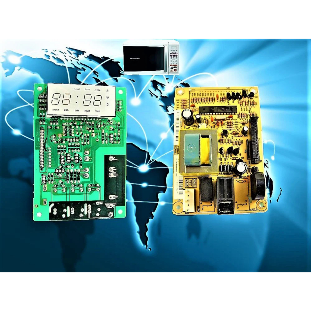 PLACA MICRO-ONDAS BRASTEMP ATIVE BMS45AB 220V (PRODUTO DE REUSO)