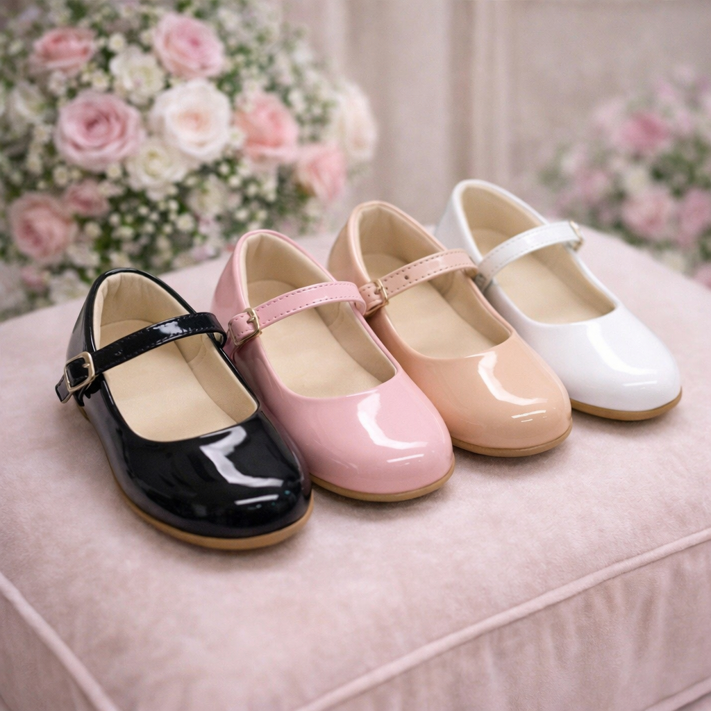 Sapatilha Infantil Menina Verniz Bailarina Confortável Escolar Antiderrapante 16 ao 35
