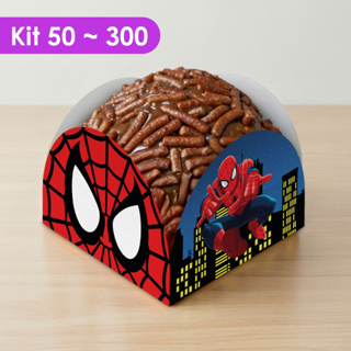 Forminha Homem Aranha Aranhaverso Spider Man Lembracinha Doce Docinho Festa de Aniversário Infantil em Oferta na Shopee