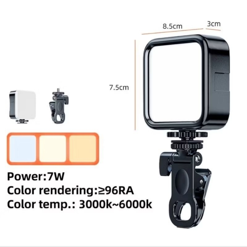 Iluminação Fotográfica Noturna De Preenchimento LED Luz De Vídeo De Lâmpada Portátil De Fotografia