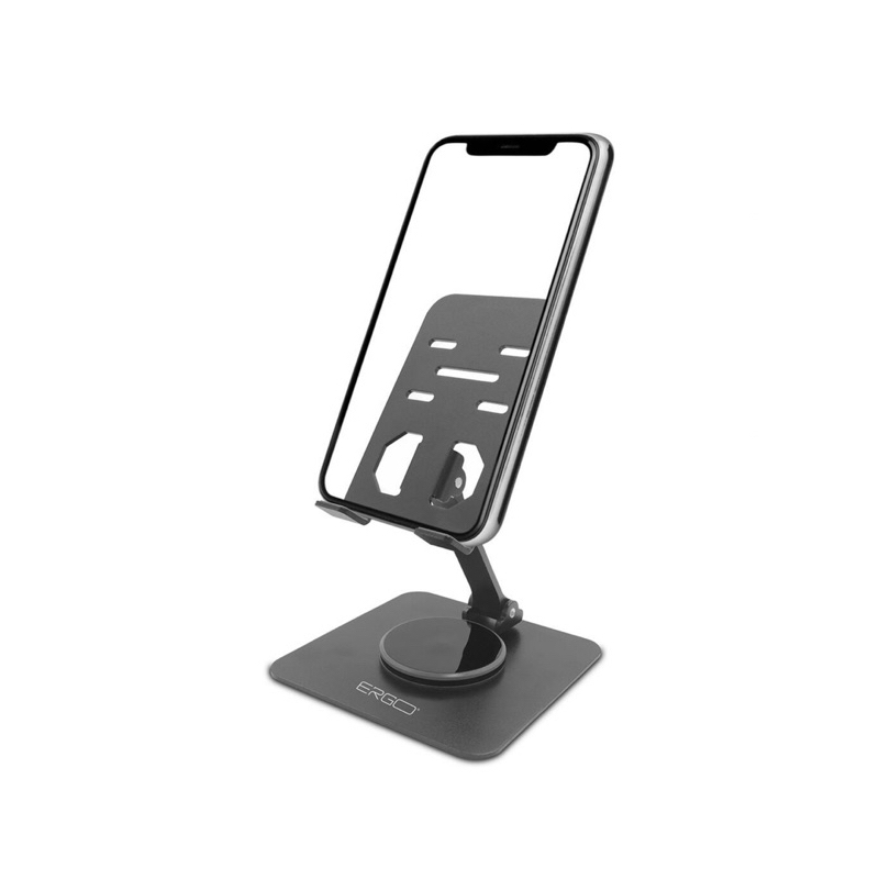 Suporte para Smartphones com base giratória, Cinza, S368, Ergo - CX 1 UN